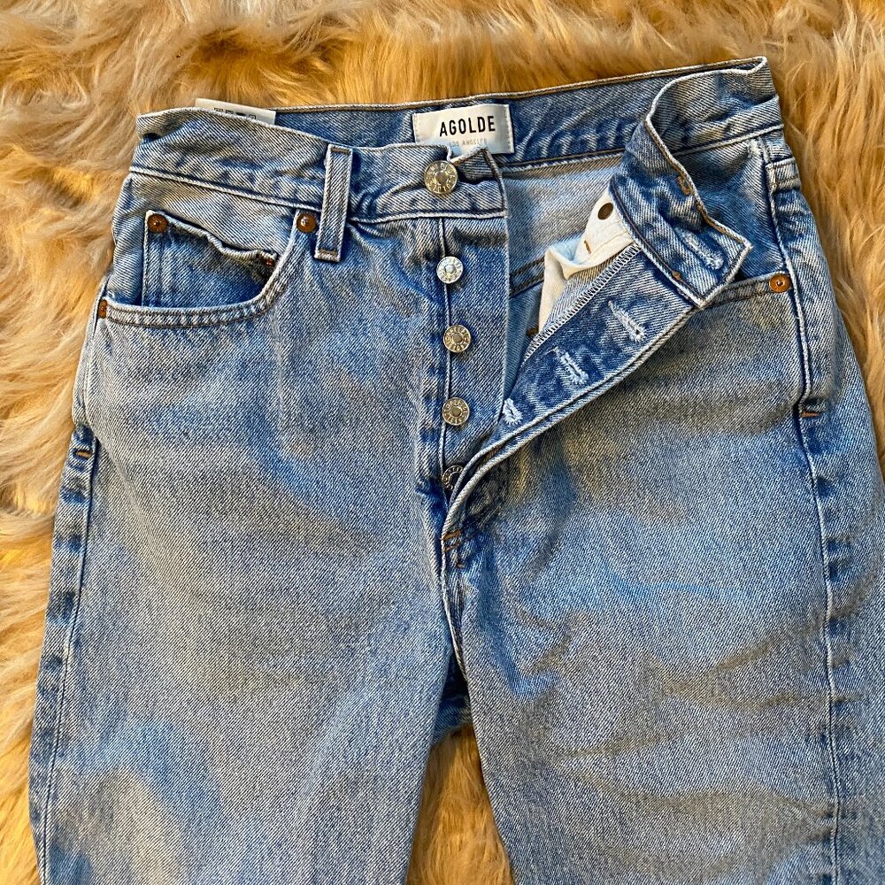 Agolde | Riley High Rise Straight Crop Pant - Picture 7 of 10